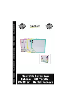 Özel Üretim Ofis Ve Okul Manyetik Beyaz Yazı Tahtası - Çift Taraflı - 29x29 Cm - Renkli Çerçeve Diğer Özel Üretim Ofis Ve Okul Manyetik Beyaz Yazı Tahtası - Çift Taraflı - 29x29 Cm - Renkli Çerçeve Diğer
