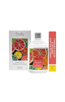 Pomellos 80 Derece Greyfurt & Sicilya Portakalı Kolonya Cam Şişe 250 ML Pomellos 80 Derece Greyfurt & Sicilya Portakalı Kolonya Cam Şişe 250 ML