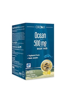 Orzax Ocean Balık Yağı 500mg 60 Kapsül Orzax Ocean Balık Yağı 500mg 60 Kapsül