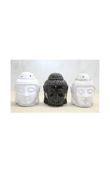 5 Adet Seramik Buda Büstü Buhurdanlık Tütsü Tutucu Heykel Ve Incense Burner, 13x10 Cm 5 Adet Seramik Buda Büstü Buhurdanlık Tütsü Tutucu Heykel Ve Incense Burner, 13x10 Cm