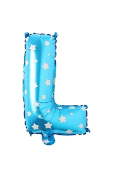 Parti Vitrini L Harfi 16 İnç Mavi Yıldızlı Renk Folyo Balon 36 Cm Mavi Genel Parti Vitrini L Harfi 16 İnç Mavi Yıldızlı Renk Folyo Balon 36 Cm Mavi Genel