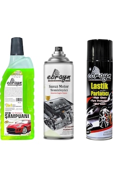 Ebrayn Oto Şampuanı Motor Temizleyici Lastik Parlatıcı 1 Adet Ebrayn Oto Şampuanı Motor Temizleyici Lastik Parlatıcı 1 Adet