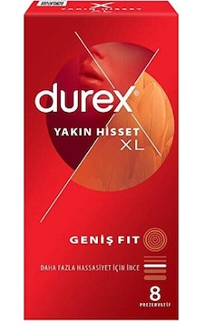 Durex Yakın Hisset Xl Geniş Fit 8 Adet Prezervatif Durex Yakın Hisset Xl Geniş Fit 8 Adet Prezervatif