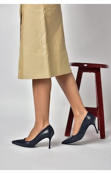 Fox Shoes Z676050009 Lacivert İnce Topuklu Kadın Stiletto Ayakkabı Fox Shoes Z676050009 Lacivert İnce Topuklu Kadın Stiletto Ayakkabı