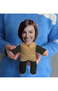 BK Gift Öğretmenler Günü Fotoğraflı Kadın Bebek Yastık-3