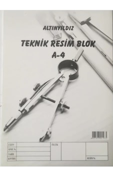 Altınyıldız Teknik Resim Defteri Teknik Resim Blok A4 Dikey Altınyıldız Teknik Resim Defteri Teknik Resim Blok A4 Dikey