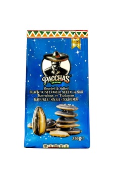 Pacchas Kavrulmuş Ve Tuzlanmış Kabuklu Siyah Çekirdek 250 G Pacchas Kavrulmuş Ve Tuzlanmış Kabuklu Siyah Çekirdek 250 G