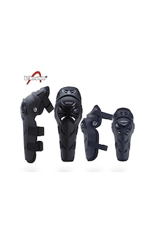 Vemar Motosiklet Dizlik-dirseklik Koruma Mafsallı Set Siyah