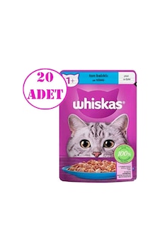 Whiskas Pouch Ton Balıklı Jöleli Yetişkin Kedi Maması 20 x 85 G Whiskas Pouch Ton Balıklı Jöleli Yetişkin Kedi Maması 20 x 85 G