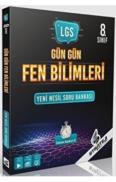 8.Sınıf Gün Gün Fen Bilimleri Soru Bankası - Strateji Yayınları 8.Sınıf Gün Gün Fen Bilimleri Soru Bankası - Strateji Yayınları