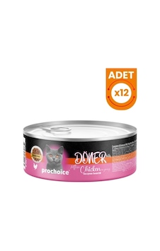 Prochoice Döner Bites Sos İçinde Tavuklu Yavru Konserve Kedi Maması 70 Gr 12 Adet