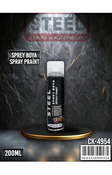 İst Steel Sprey Boya Metalik Gri 200 Ml İst Steel Sprey Boya Metalik Gri 200 Ml