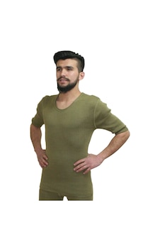 Boravelli Asker Yarım Kol Takım Örgü İçlik Kışlık İçlik Bora Nano Haki Boravelli Asker Yarım Kol Takım Örgü İçlik Kışlık İçlik Bora Nano Haki