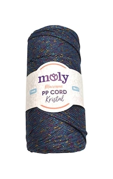 Angel Çanta Aksesuar Moly Yarn 200 Gr Simli Polyester Makrome No:5 Diğer