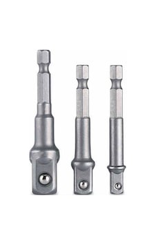 Büro Ev Ofis Atölye Takım Çantası İçin 3parça 1/4-3/8-1/2 Mm Hex Lokma Adaptörü Büro Ev Ofis Atölye Takım Çantası İçin 3parça 1/4-3/8-1/2 Mm Hex Lokma Adaptörü