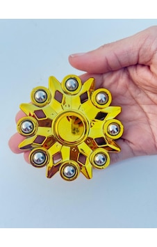 Metal Stres Çarkı Sarı 4 Farklı Desen Fidget Spinner Stres Atıcı Ve Rahatlatıcı Stres Çarkı Metal Stres Çarkı Sarı 4 Farklı Desen Fidget Spinner Stres Atıcı Ve Rahatlatıcı Stres Çarkı