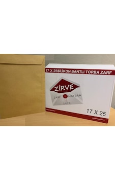 Torba Zarf 17x25 100 Gam Formula Silikonlu 1000 Adet