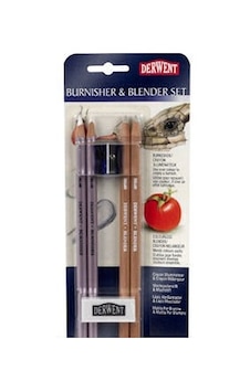 Derwent 2 Ad. Blender + 2 Ad. Burnisher + Silgi + Kalemtraş