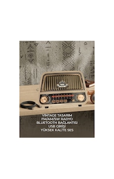Vintage Nostaljik Retro Radyo - Yüksek Kalite Ses