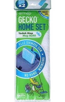 Ermop Gecko Mikrofiber Tablet Mop Yedek 2+2 Adet Yedek Ermop Gecko Mikrofiber Tablet Mop Yedek 2+2 Adet Yedek