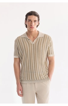 Avva Erkek Bej Polo Yaka Düğmesiz %100 Pamuk Soft Touch Regular Fit Triko T-shirt A61y5025 Avva Erkek Bej Polo Yaka Düğmesiz %100 Pamuk Soft Touch Regular Fit Triko T-shirt A61y5025
