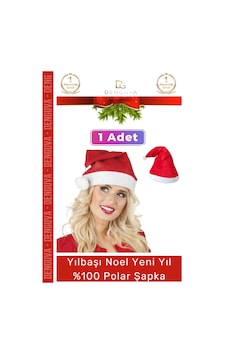 Yıkanabilir Ucu Ponponlu Çocuk Yetişkin Yılbaşı Noel Baba %100 Polar Şapka 1 Adet Yıkanabilir Ucu Ponponlu Çocuk Yetişkin Yılbaşı Noel Baba %100 Polar Şapka 1 Adet