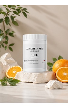 ASKORBİK ASİT E300 (C VİTAMİNİ) - EXTRA SAF GIDA TAKVİYESİ 1 KG ASKORBİK ASİT E300 (C VİTAMİNİ) - EXTRA SAF GIDA TAKVİYESİ 1 KG
