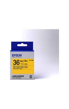 Epson Lk-7Ybp Pastel Siyah Üzeri Sarı 36MM 9 Metre Etiket Epson Lk-7Ybp Pastel Siyah Üzeri Sarı 36MM 9 Metre Etiket