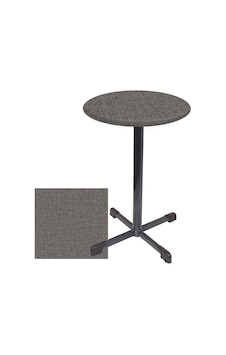 Bistro Masa Halley - Werzalit, Wermodin Ve Allzalit Tabla 70 Cm Çap - Twister Çok Renkli