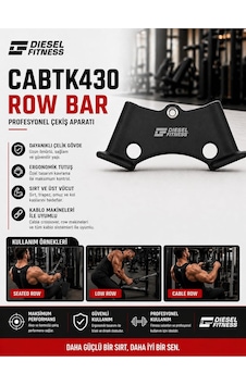 Cabtk430 Profesyonel Row Bar Çekiş Aparatı, Siyah