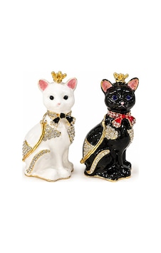 Taşlı Kedi Figürü Biblo Taşlı Kedi Figürü Biblo