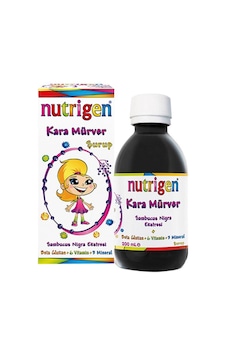 Nutrigen Elderberry Kara Mürver Beta-Glukan Bal Şurup 200 Ml Nutrigen Elderberry Kara Mürver Beta-Glukan Bal Şurup 200 Ml