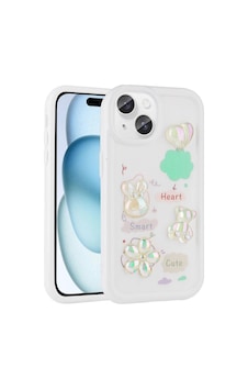 Apple iPhone Uyumlu 14 Kılıf Kabartma Figürlü Parlak Zore Toys Silikon Kapak Çok Renkli Apple iPhone Uyumlu 14 Kılıf Kabartma Figürlü Parlak Zore Toys Silikon Kapak Çok Renkli