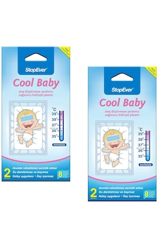 Stopever Cool Baby 2 Li Ateş Düşürmeye Yardımcı Soğutucu Hidrojel Plaster 2 Paket Stopever Cool Baby 2 Li Ateş Düşürmeye Yardımcı Soğutucu Hidrojel Plaster 2 Paket