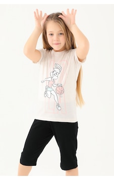 Looney Tunes L1590-2 Çocuk  Krem Melanj Tişört