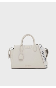 Armani Exchange Logolu Çıkarılabilir Askılı Çanta Kadın Çanta Xw002158 Af26570 U6208 Ekru