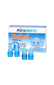 Miraderm Bebsi Burun Aspiratörü Yedek Ucu 12'li