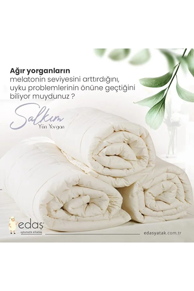 Edaş Yün Yorgan Ekru