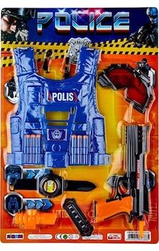 Nizam Oyuncak Çelik Yelekli Polis Seti
