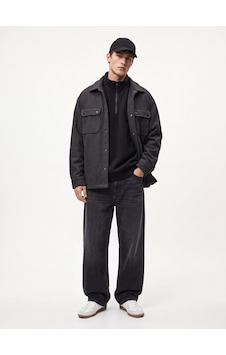 LTB Regular Fit Cep Detaylı Gri Mont