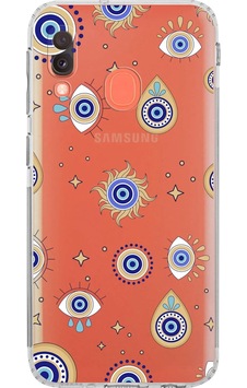 Samsung Galaxy A20e İle Uyumlu Nazar Boncuğu 5 Kamera Korumalı Şeffaf Silikon Kılıf Şeffaf Samsung Galaxy A20e İle Uyumlu Nazar Boncuğu 5 Kamera Korumalı Şeffaf Silikon Kılıf Şeffaf