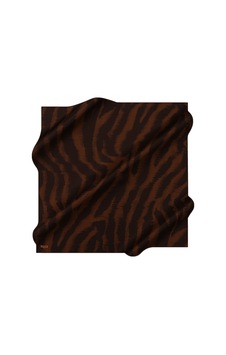Aker Kahverengi 90x90 İpek Krep Saten Eşarp Kahverengi Kahverengi Aker Kahverengi 90x90 İpek Krep Saten Eşarp Kahverengi Kahverengi