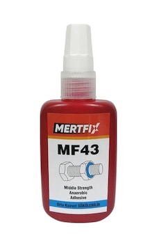 MERTFİX MF 43 ORTA KUVVET SÖKÜLEBİLİR CIVATA SABİTLEYİCİ 50 ML MERTFİX MF 43 ORTA KUVVET SÖKÜLEBİLİR CIVATA SABİTLEYİCİ 50 ML