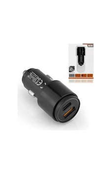 45w Pd Usb Oto Şarj Kafa Hızlı Şarj Çakmaklık Adaptörü, Usb-c Ve Usb-a Çıkışlı, İphone Ve Android Uy