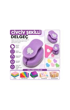Civciv Şekilli Delgeç Dekoratif Kağıt Delgeci Scrapbook, Hobi Ve El İşi İçin Çok Renkli Civciv Şekilli Delgeç Dekoratif Kağıt Delgeci Scrapbook, Hobi Ve El İşi İçin Çok Renkli