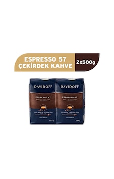 Davidoff Cafe Espresso 57 Çekirdek Kahve 2x500 G Davidoff Cafe Espresso 57 Çekirdek Kahve 2x500 G