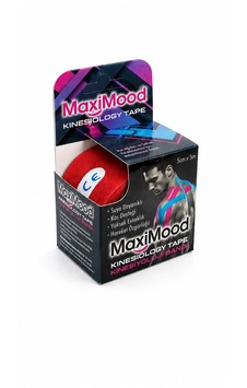 Maximood Kinesiyoloji Bandı 5cm X 5m - Kırmızı