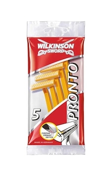 Wilkinson Sword Pronto Tek Bıçaklı 5li Poşet Wilkinson Sword Pronto Tek Bıçaklı 5li Poşet