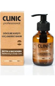 Clinic Professional Biotin Macadamıa Dökülme Karşıtı Saç Bakım Yağı 100 ML Clinic Professional Biotin Macadamıa Dökülme Karşıtı Saç Bakım Yağı 100 ML