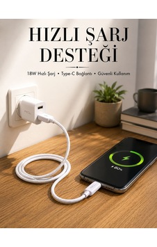 Type-c Girişli Cihazlar İçin Şarj Kablosu 3855796 Type-c Girişli Cihazlar İçin Şarj Kablosu 3855796
